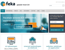 Tablet Screenshot of feka.nl